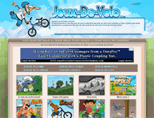 Tablet Screenshot of jeux-de-velo.com